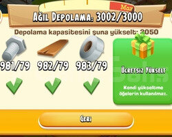 80 LVL 3000 AGİL 1000 AMBAR DEPOLU İÇİ AĞIL DOLU