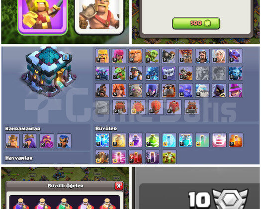 CLASH TH 13 MAX | 161 SEVİYE