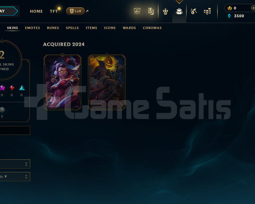 TR Unranked | 2 Kostüm - 25 Hero | LoL Hesap