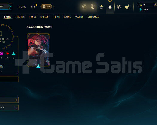 TR Unranked | 1 Kostüm - 15 Hero | LoL Hesap