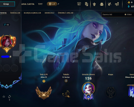 EUW P2-P1 MMR BOL SKİN HANDMADE G4 ACC!! +35LP/-14