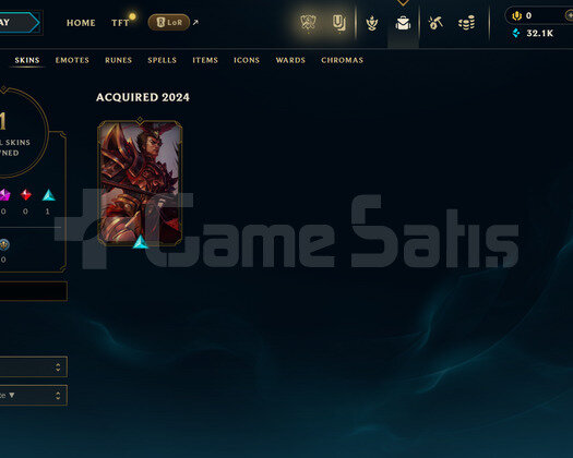 TR Unranked | 1 Kostüm - 32K Mö | LoL Hesap