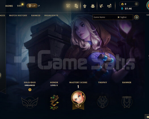 TR Unranked | 1 Kostüm - 27K Mö | LoL Hesap