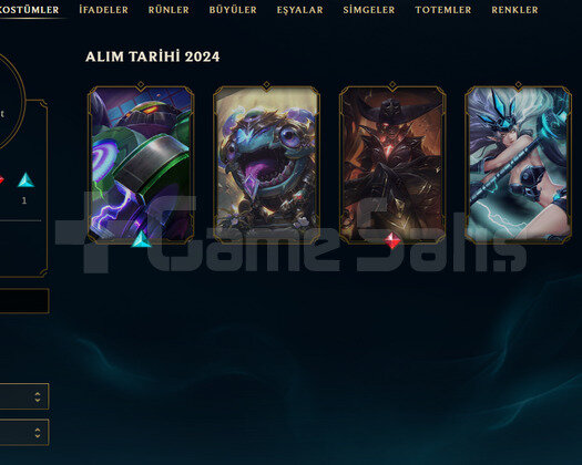 TR Unranked | 4 Kostüm - 29 Hero | LoL Hesap