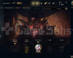 TR Unranked | 4 Kostüm - 29 Hero | LoL Hesap