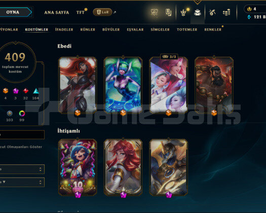 TR 409 Skin | 694LvL | 121K M.Ö | Full Horo | Mail