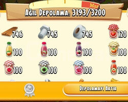 81 LVL 3200 DEPOLU İÇİ AGİL ÜRÜN DOLU OYUN