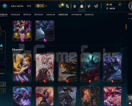 KİNG RAMMUS / 179 SKİN / FUL HERO MAİL +5000 SATIŞ