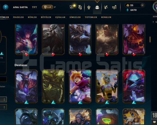 KİNG RAMMUS / 179 SKİN / FUL HERO MAİL +5000 SATIŞ