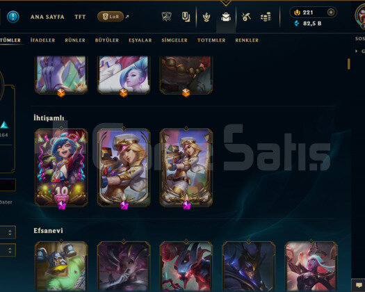 724 LEVEL / 394 SKİN / FUL HERO + MAİL +5000 SATIŞ