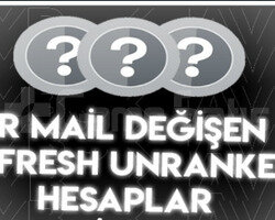 TR FRESH MAİLLİ UNRANKED HESAPLAR!