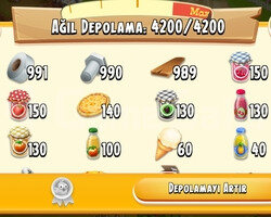 70 LVL 4200 DEPOLU İÇİ ÜRÜN AGİL DOLU OYUN