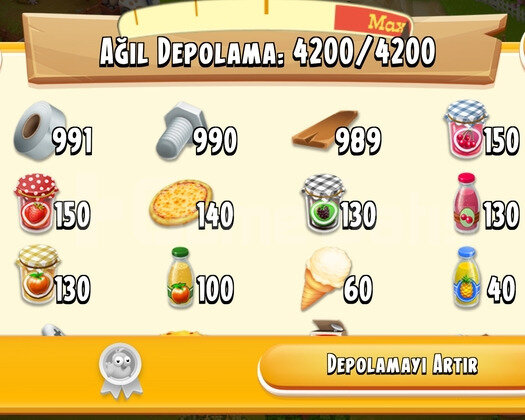 70 LVL 4200 DEPOLU İÇİ ÜRÜN AGİL DOLU OYUN