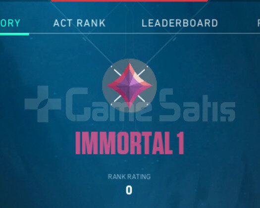 IMMORTAL 1 FRESH - HIGH MMR - +500 SATIŞLI MAĞAZA!