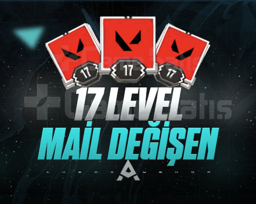 17 LEVEL - MAİL DEĞİŞEN - GARANTİLİ / +5000 SATIŞ