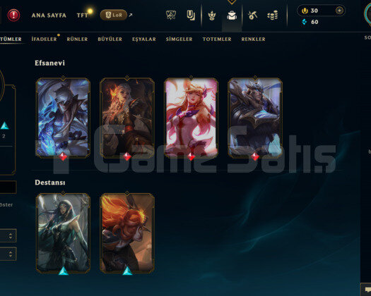 EUW 35 LEVEL HANDMADE MAİLLİ 6 SKİNLİ FRESH HESAP!