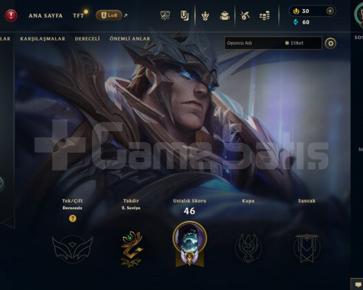 EUW 35 LEVEL HANDMADE MAİLLİ 6 SKİNLİ FRESH HESAP!