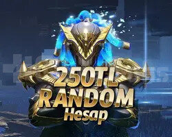 250 TL ÖZEL SERİ SON 3 STOK VİPP DOLU RANDOM PUBG
