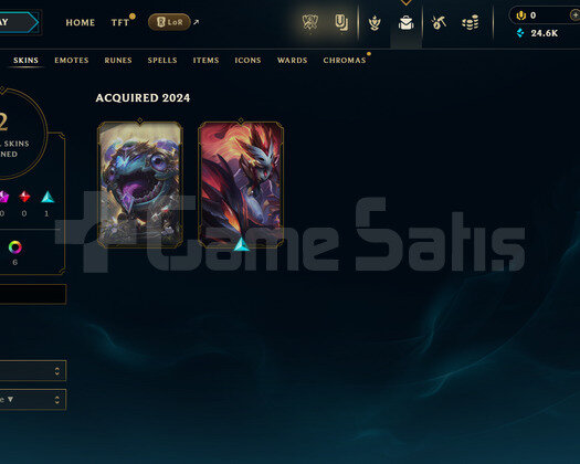TR Unranked | 2 Kostüm - 24K Mö | LoL Hesap