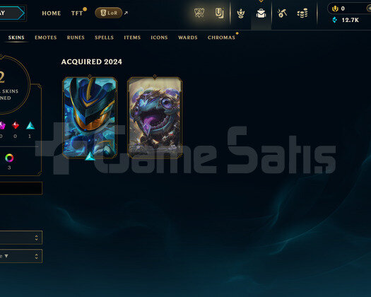 TR Unranked | 2 Kostüm - 12K Mö | LoL Hesap