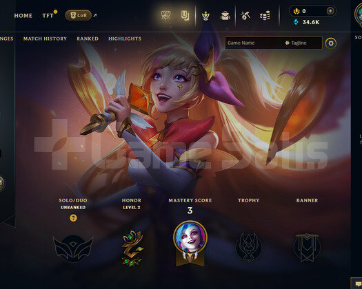TR Unranked | 2 Kostüm - 34K Mö | LoL Hesap