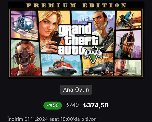 BU FİYATA GÖRE COK UCUZ GTA 5 VAR İÇİNDE 280 TL