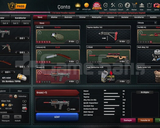 370K ZPLİ 56 Level Zula Hesabı - 1 DAKİKADA TESLİM