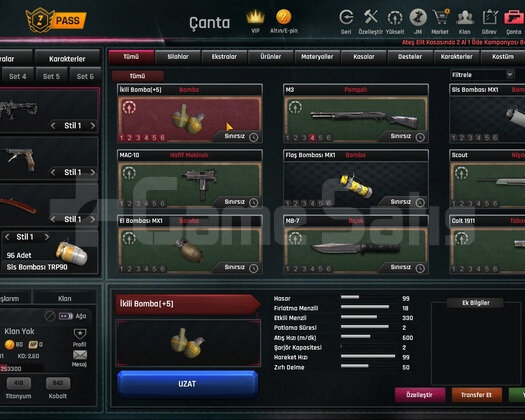 160K ZP + FULL +5 SET + Sınırsızlı Zula Hesabı