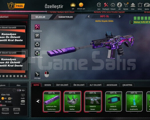 160K ZP + FULL +5 SET + Sınırsızlı Zula Hesabı