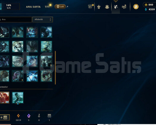 TR - PLAT 2 +30LP 840RP 3 SKİN 5000ÖZ İADE duruyor
