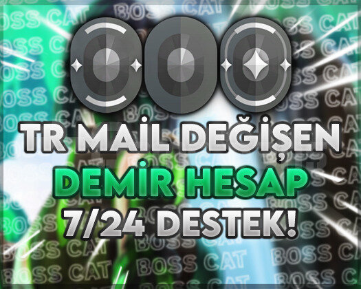 TR - DEMİR - MAİL DEĞİŞEN - ULTRA DÜŞÜK MMR!
