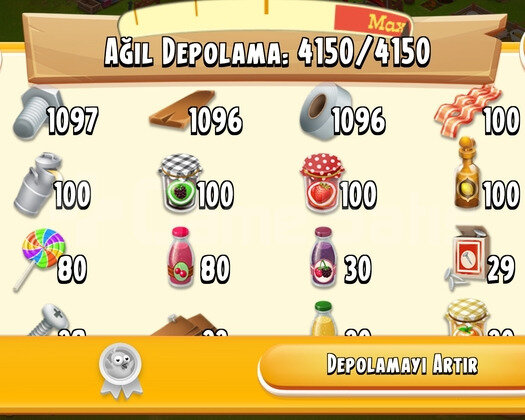 70 LVL 4000 DEPOLU İÇİ ÜRÜN+ AGİL DOLU OYUN