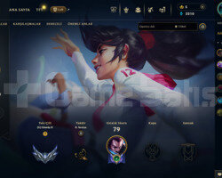 EUW 63 LEVEL HANDMADE MAİLLİ 8 SKİNLİ FRESH HESAP!