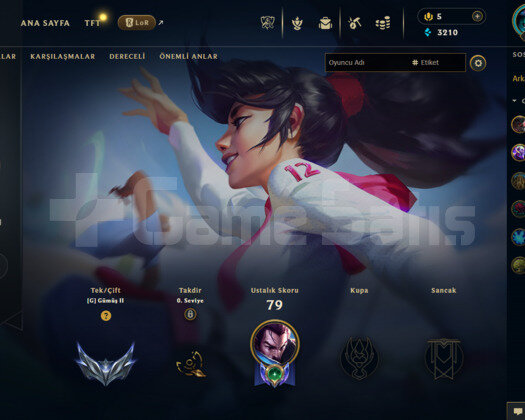 EUW 63 LEVEL HANDMADE MAİLLİ 8 SKİNLİ FRESH HESAP!