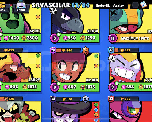 Brawl stars orta derece hesap