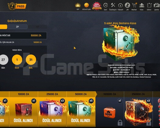 240K ZPli 49 Level Sınırsız Kostümlü Zula Hesabı!!