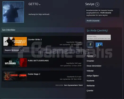 CS2 Prime | Premier Aktif | Yeşil Faktör + Garanti