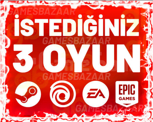 İstediğiniz 3 Oyun +Garanti