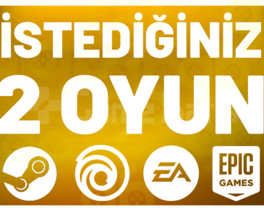 İstediğiniz 2 Oyun +Garanti