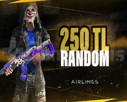 DOPDOLU / PUBG MOBİLE 250TL RANDOM HESAPLAR