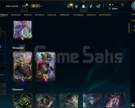 303 LEVEL / 92 SKİN /168 HERO + TEL ONAYSIZ + MAİL