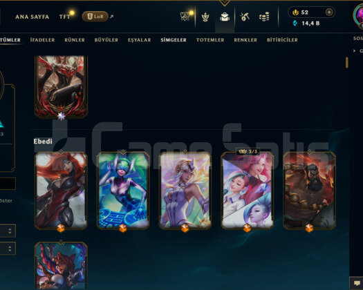 EUW / 178 LEVEL / 392 SKİN / 168 HERO +5000 SATIŞ
