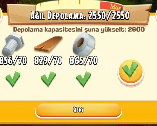 2550-2600 DEPOLU İÇİ FUL AGİL DOLU OYUN