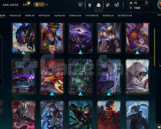 LOL DEMİR4 MAİNLEMELİK 31 KOSTÜMLÜ HESAP