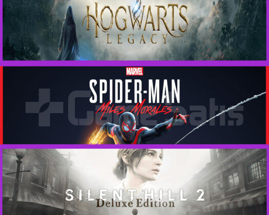 Hogwarts Legacy + Miles Morales + Silent Hill 2