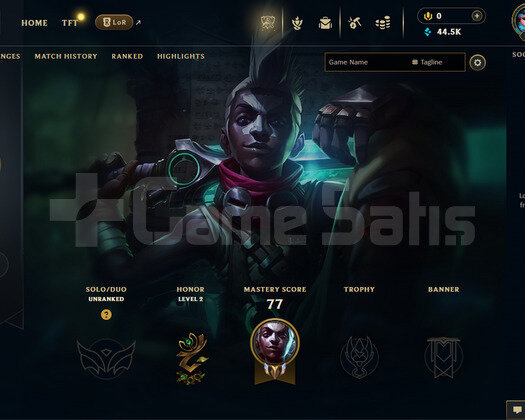 RANKED READY ! EUW 30 LVL UNRANKED 44.500 MAVİ ÖZ