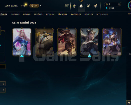 EUW 35 LEVEL HANDMADE MAİLLİ 5 SKİNLİ FRESH HESAP!