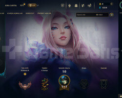 EUW 35 LEVEL HANDMADE MAİLLİ 5 SKİNLİ FRESH HESAP!