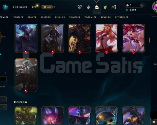 469 LEVEL / 236 SKİN / FUL HERO + MAİL +5000 SATIŞ
