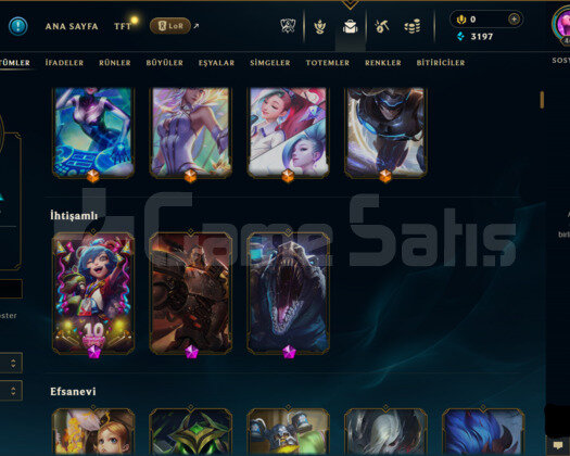 469 LEVEL / 236 SKİN / FUL HERO + MAİL +5000 SATIŞ